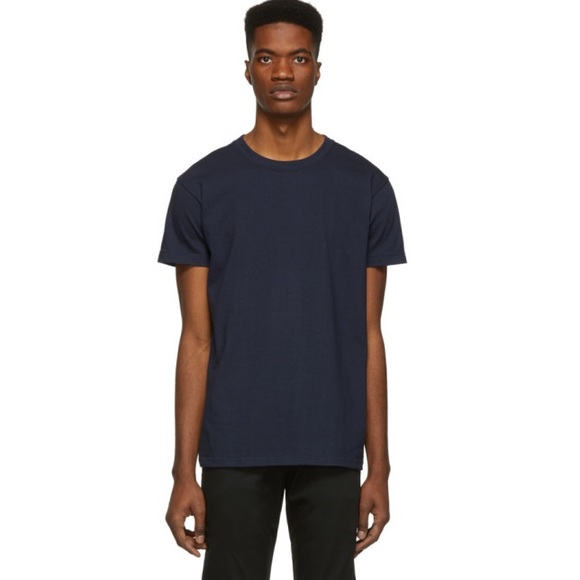 Naked & Famous Denim Other - Naked and Famous - Navy Circular Knit T-Shirt